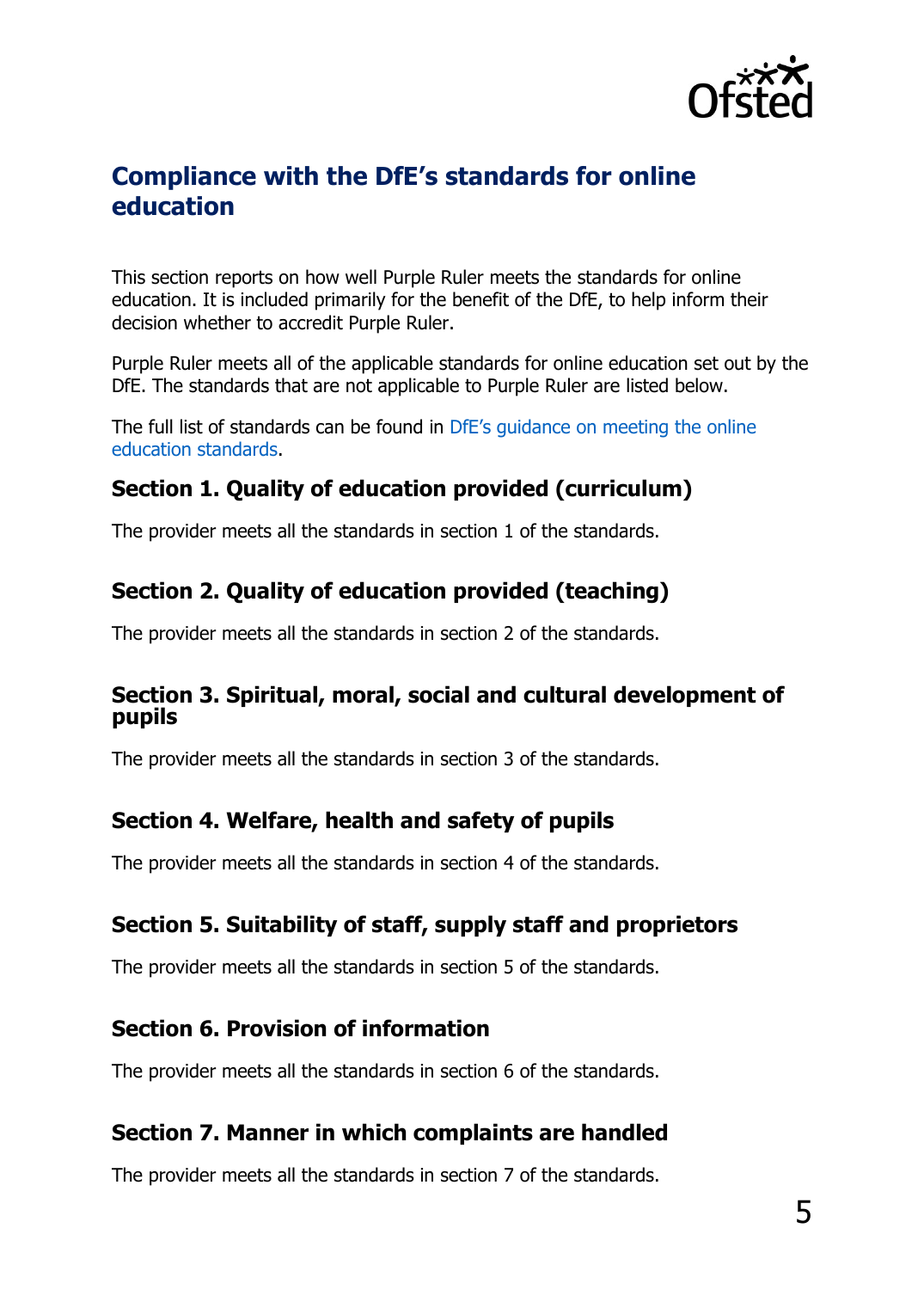 Ofsted report page 5